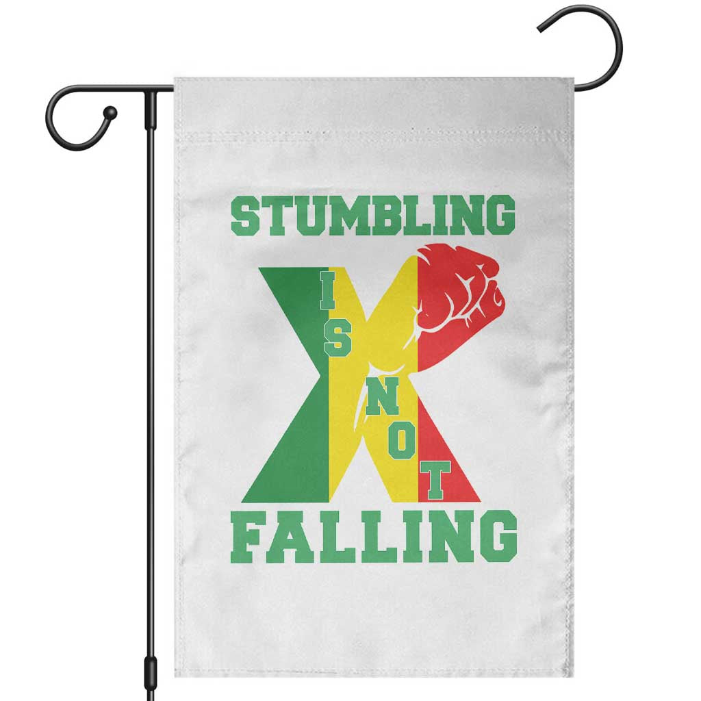 Stumbling Is Not Falling Garden Flag African American Black History Month TS12 Black Print Your Wear