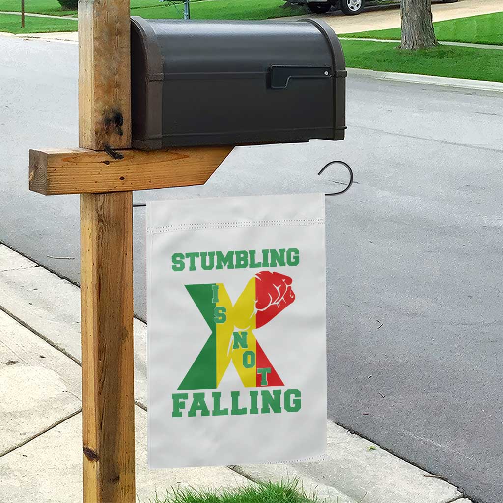 Stumbling Is Not Falling Garden Flag African American Black History Month TS12 Print Your Wear