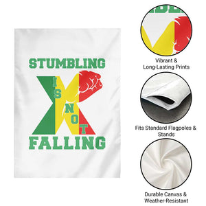 Stumbling Is Not Falling Garden Flag African American Black History Month TS12 Print Your Wear