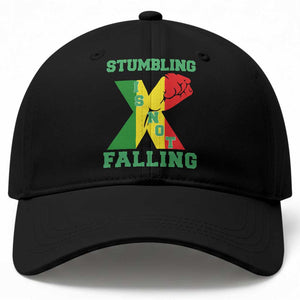 Stumbling Is Not Falling Baseball Cap African American Black History Month TS12 Print Your Wear