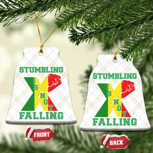 Stumbling Is Not Falling Ceramic Ornament African American Black History Month TS12 Print Your Wear