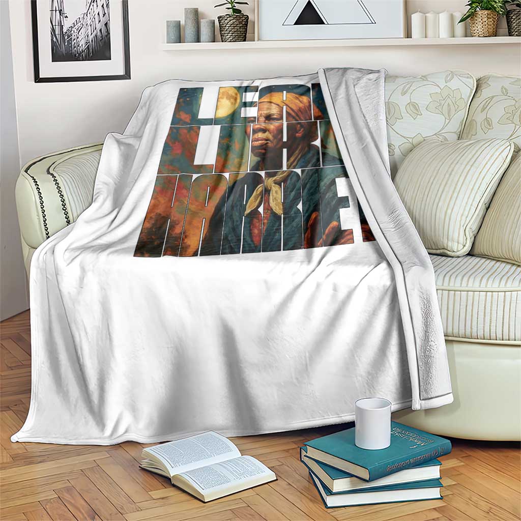 Lead Like Harriet Throw Blanket Black History Month Juneteenth Quote TS12 Print Your Wear