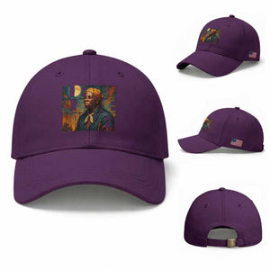 Lead Like Harriet Baseball Cap Black History Month Juneteenth Quote TS12 Baseball Cap Universal Fit Purple Print Your Wear