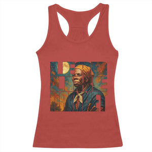 Lead Like Harriet Racerback Tank Top Black History Month Juneteenth Quote TS12 Red Print Your Wear