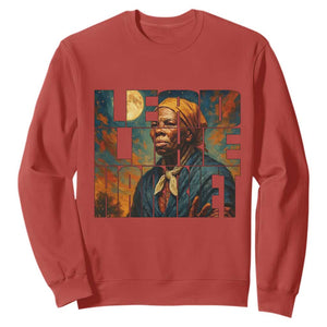 Lead Like Harriet Sweatshirt Black History Month Juneteenth Quote TS12 Red Print Your Wear