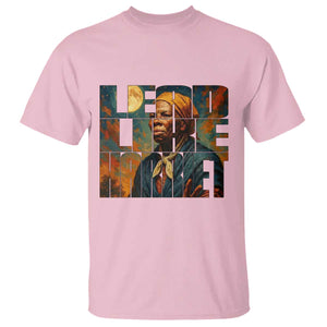 Lead Like Harriet T Shirt Black History Month Juneteenth Quote TS12 Light Pink Print Your Wear