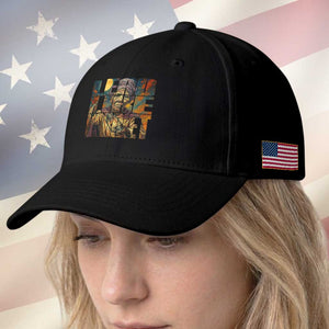 Lead Like Harriet Baseball Cap Black Women Leadership Quote TS12 Print Your Wear