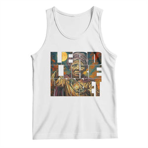 Lead Like Harriet Tank Top Black Women Leadership Quote TS12 White Print Your Wear