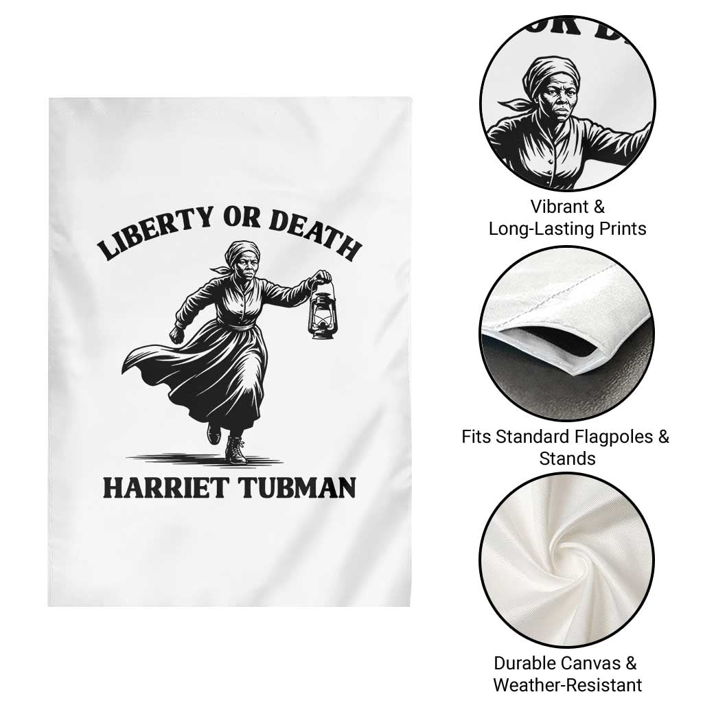 Liberty Or Death Garden Flag Harriet Tubman Quote TS12 Print Your Wear