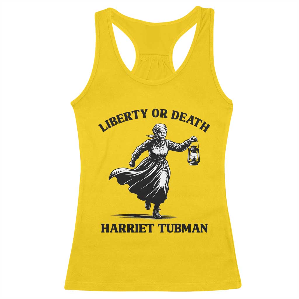 Liberty Or Death Racerback Tank Top Harriet Tubman Quote TS12 Daisy Print Your Wear