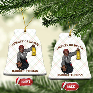 Harriet Tubman Freedom Quote Ceramic Ornament Liberty Or Death TS12 Print Your Wear