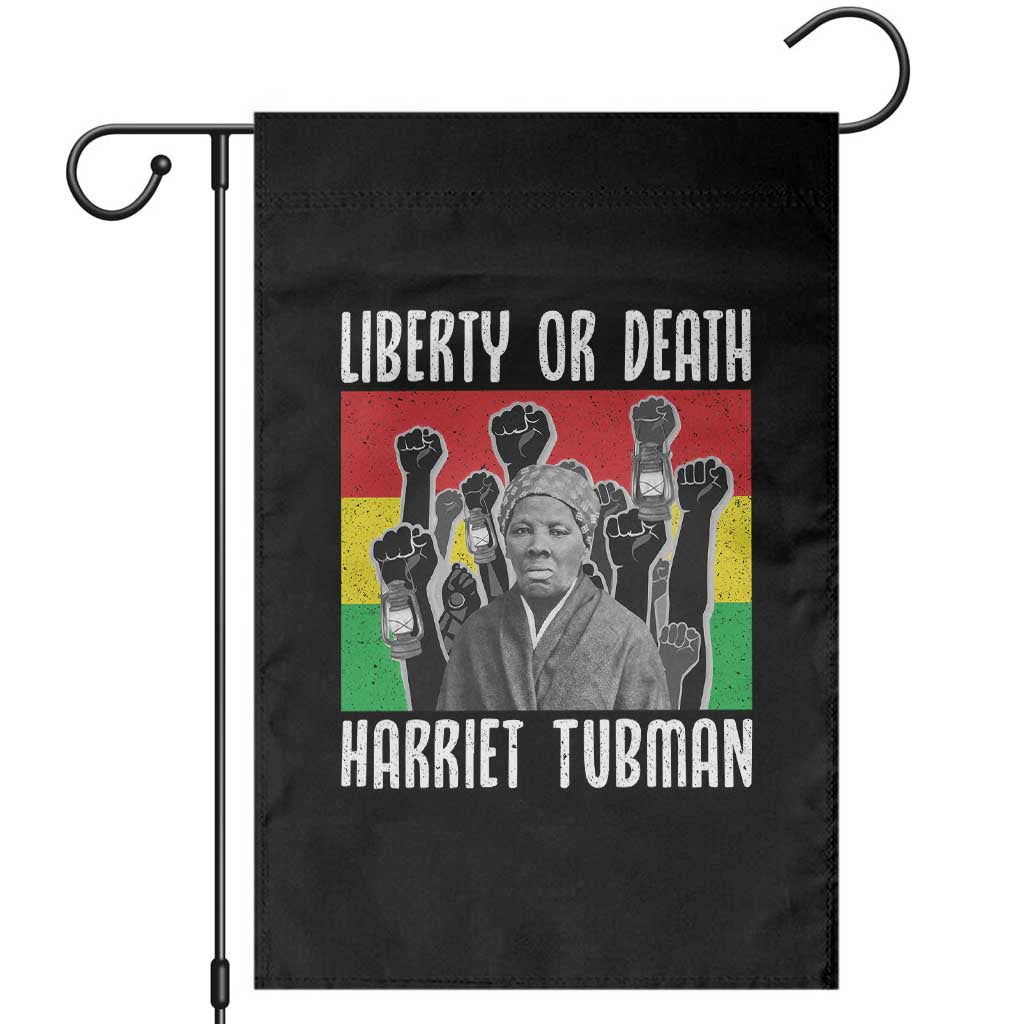 Harriet Tubman Garden Flag Liberty Or Death Women Empowerment Quote TS12 Black Print Your Wear