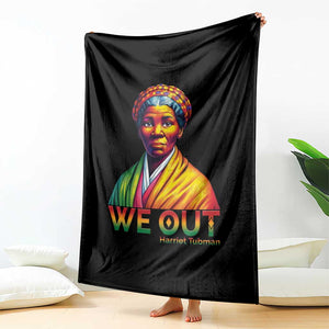 Harriet Tubman We Out Throw Blanket Female Empowerment History Gift TS12 Print Your Wear