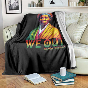 Harriet Tubman We Out Throw Blanket Female Empowerment History Gift TS12 Print Your Wear