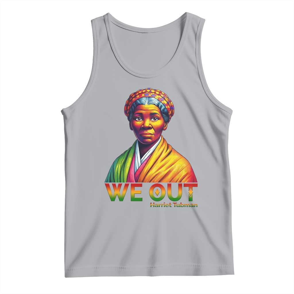 Harriet Tubman We Out Tank Top Female Empowerment History Gift TS12 Athletic Heather Print Your Wear