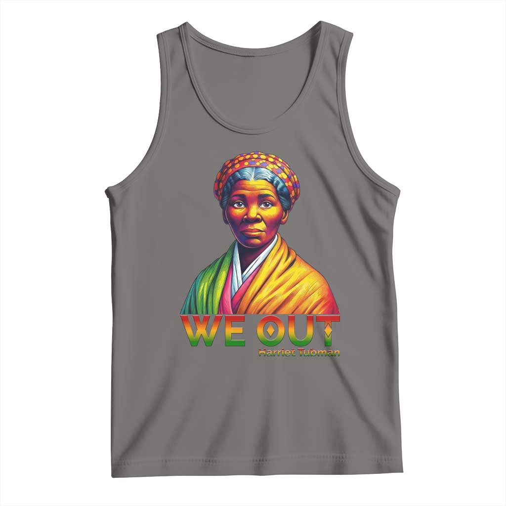 Harriet Tubman We Out Tank Top Female Empowerment History Gift TS12 Deep Heather Print Your Wear