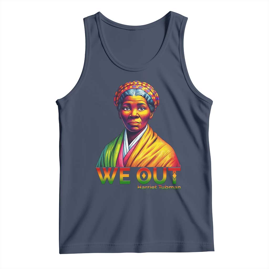 Harriet Tubman We Out Tank Top Female Empowerment History Gift TS12 Navy Print Your Wear