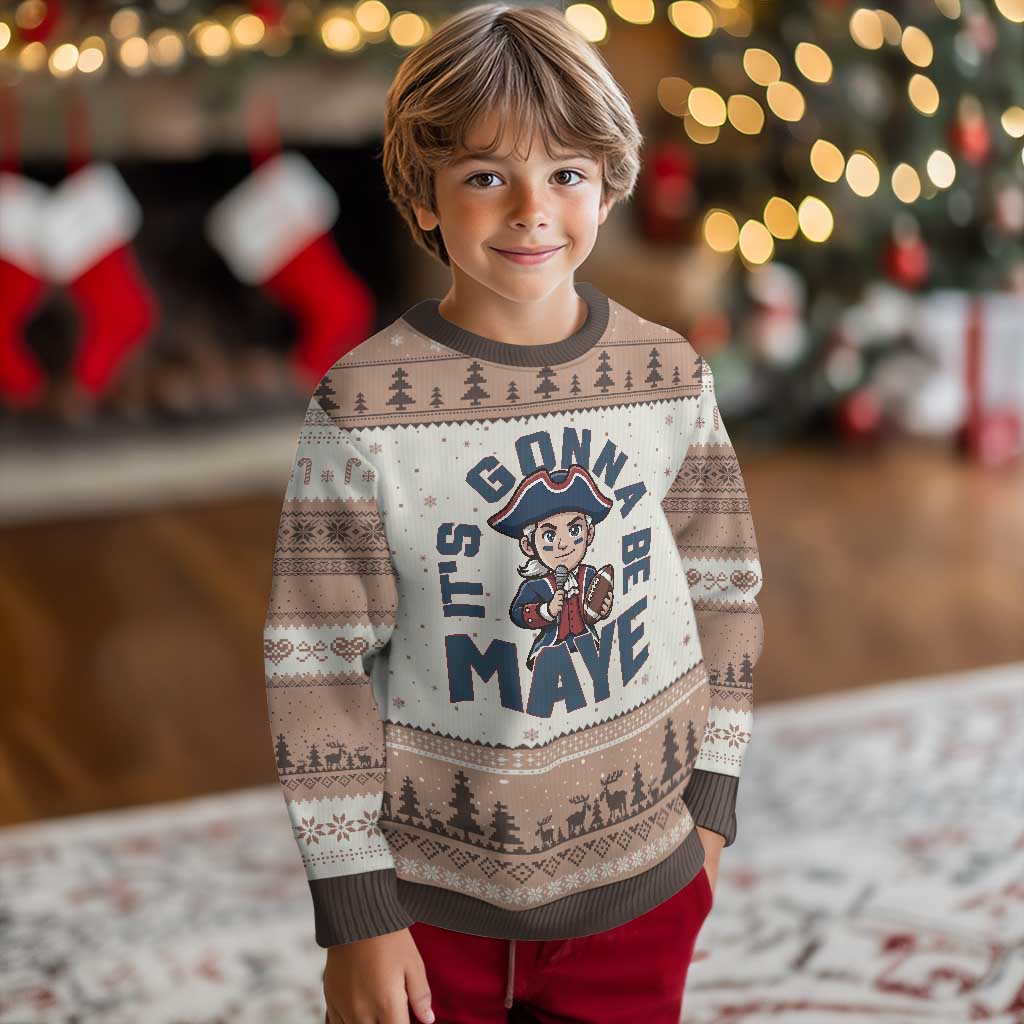 It Is Gonna Be Maye Ugly Christmas Sweater Funny QB Sport Fan TS12 Mocha Mousse Print Your Wear
