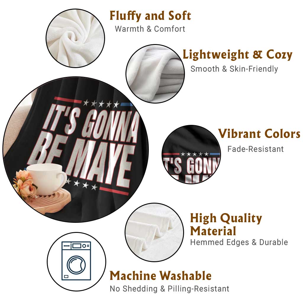 It Is Gonna Be Maye Throw Blanket Funny Quarterback Football Fan TS12 Print Your Wear