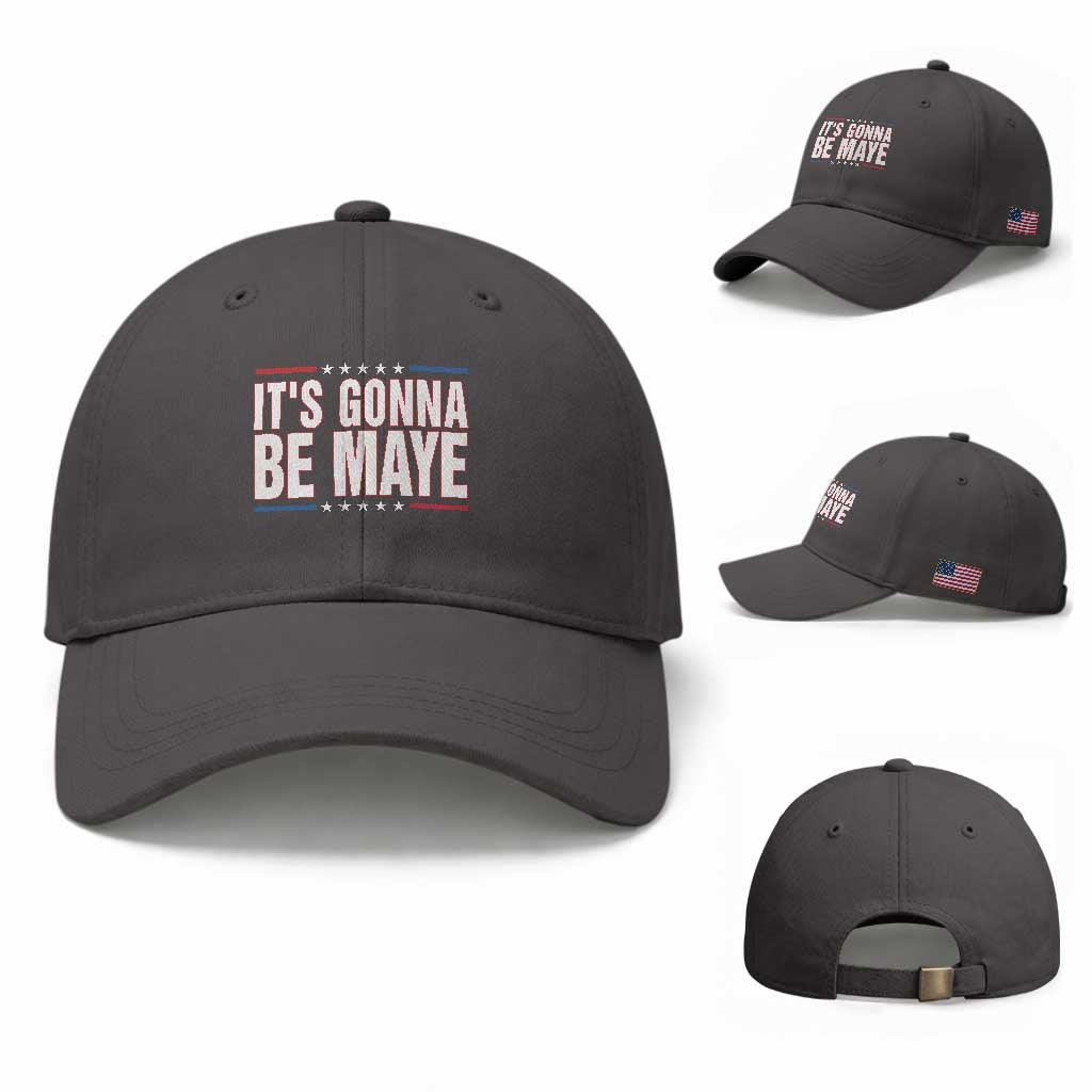 It Is Gonna Be Maye Baseball Cap Funny Quarterback Football Fan TS12 Baseball Cap Universal Fit Dark Gray Print Your Wear