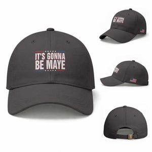 It Is Gonna Be Maye Baseball Cap Funny Quarterback Football Fan TS12 Baseball Cap Universal Fit Dark Gray Print Your Wear