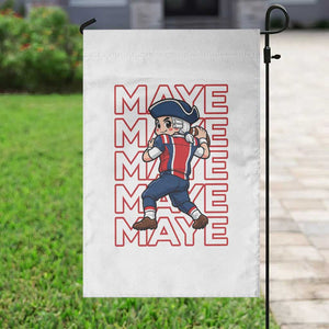Funny NE Football Fan Gift Garden Flag Maye Lover TS12 Print Your Wear