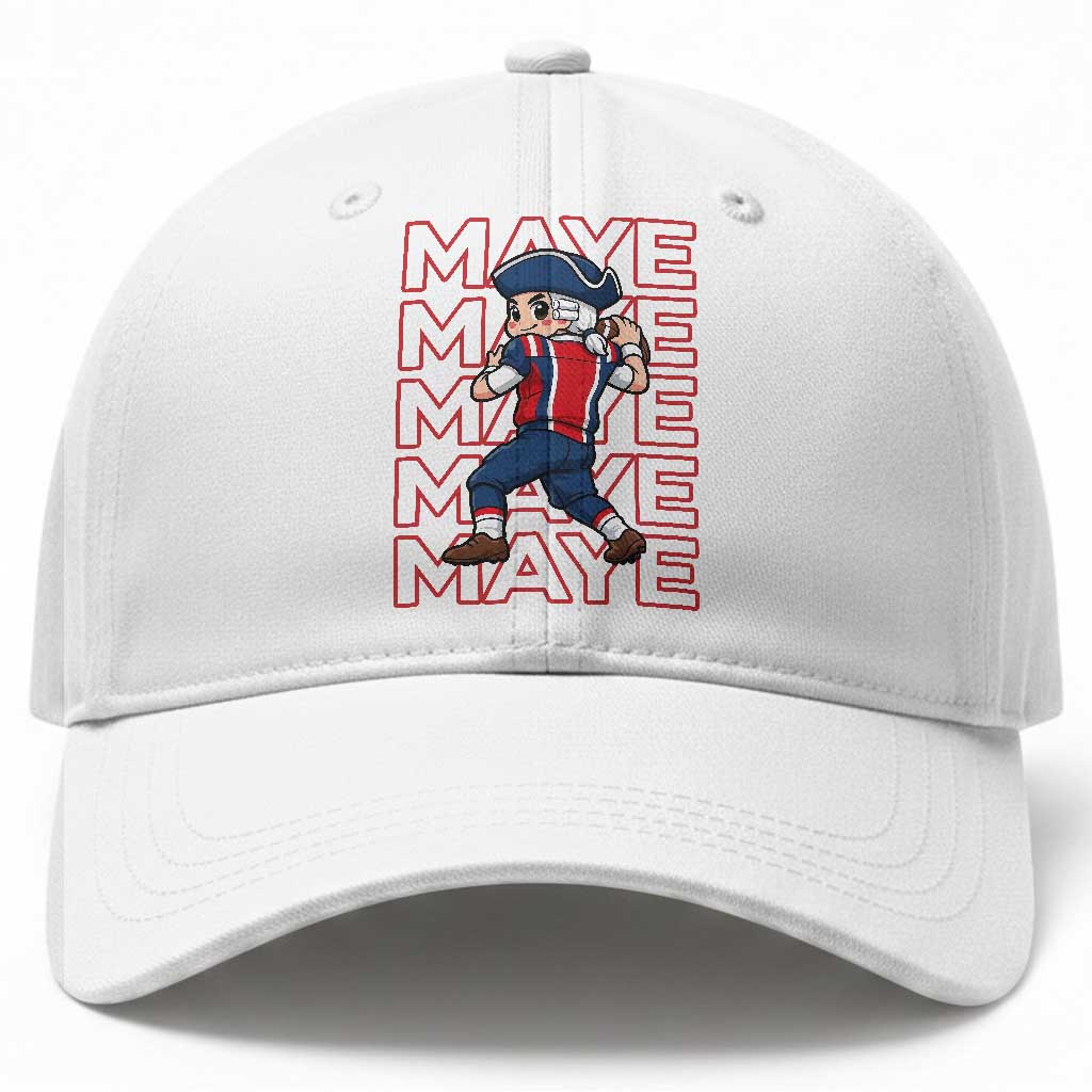 Funny NE Football Fan Gift Baseball Cap Maye Lover TS12 Print Your Wear