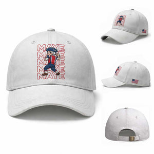 Funny NE Football Fan Gift Baseball Cap Maye Lover TS12 Baseball Cap Universal Fit White Print Your Wear