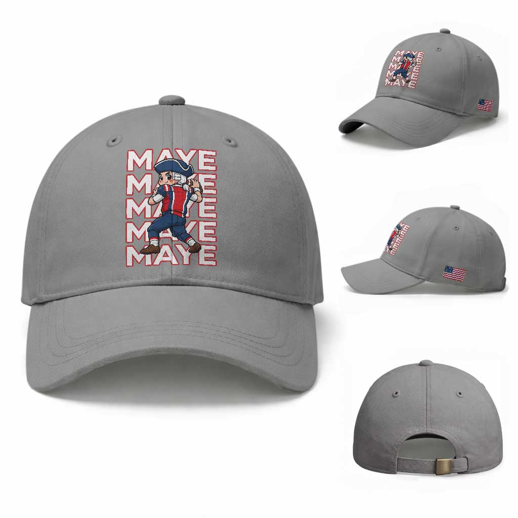 Funny NE Football Fan Gift Baseball Cap Maye Lover TS12 Baseball Cap Universal Fit Sport Gray Print Your Wear