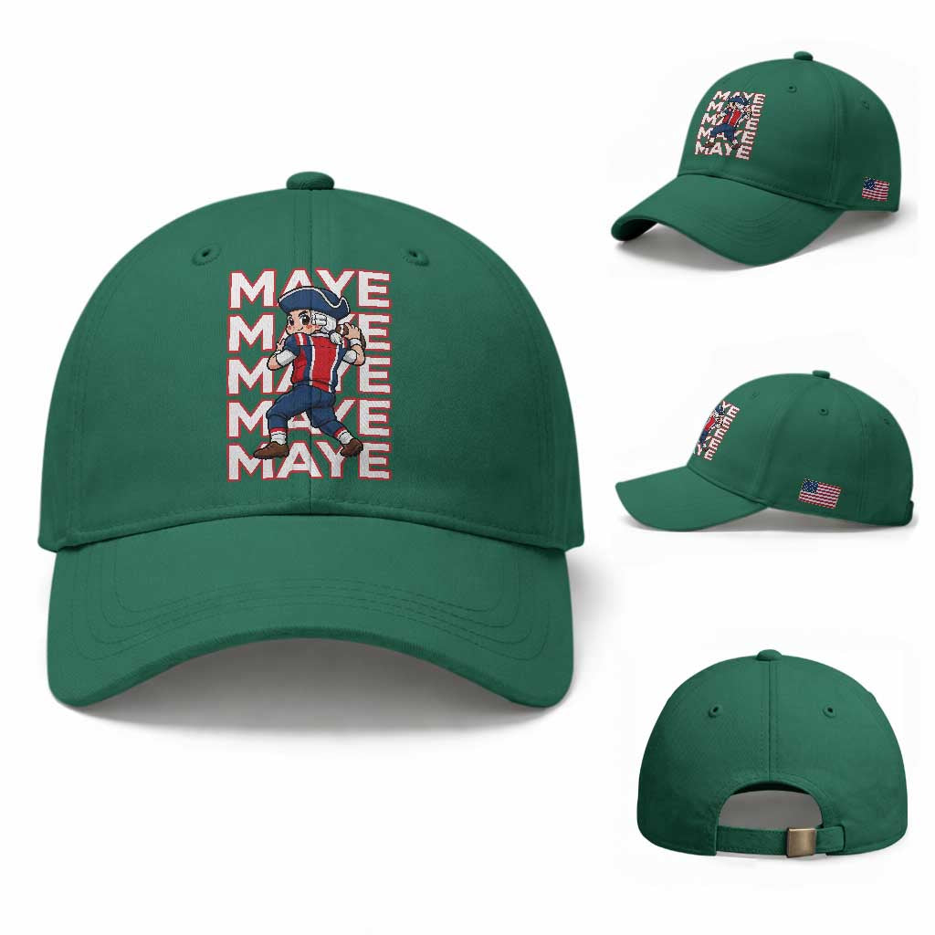 Funny NE Football Fan Gift Baseball Cap Maye Lover TS12 Baseball Cap Universal Fit Irish Green Print Your Wear