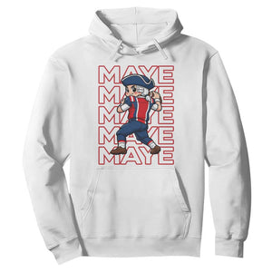Funny NE Football Fan Gift Hoodie Maye Lover TS12 White Print Your Wear