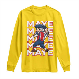 Funny NE Football Fan Gift Long Sleeve Shirt Maye Lover TS12 Daisy Print Your Wear