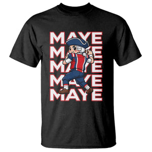 Funny NE Football Fan Gift T Shirt Maye Lover TS12 Black Print Your Wear
