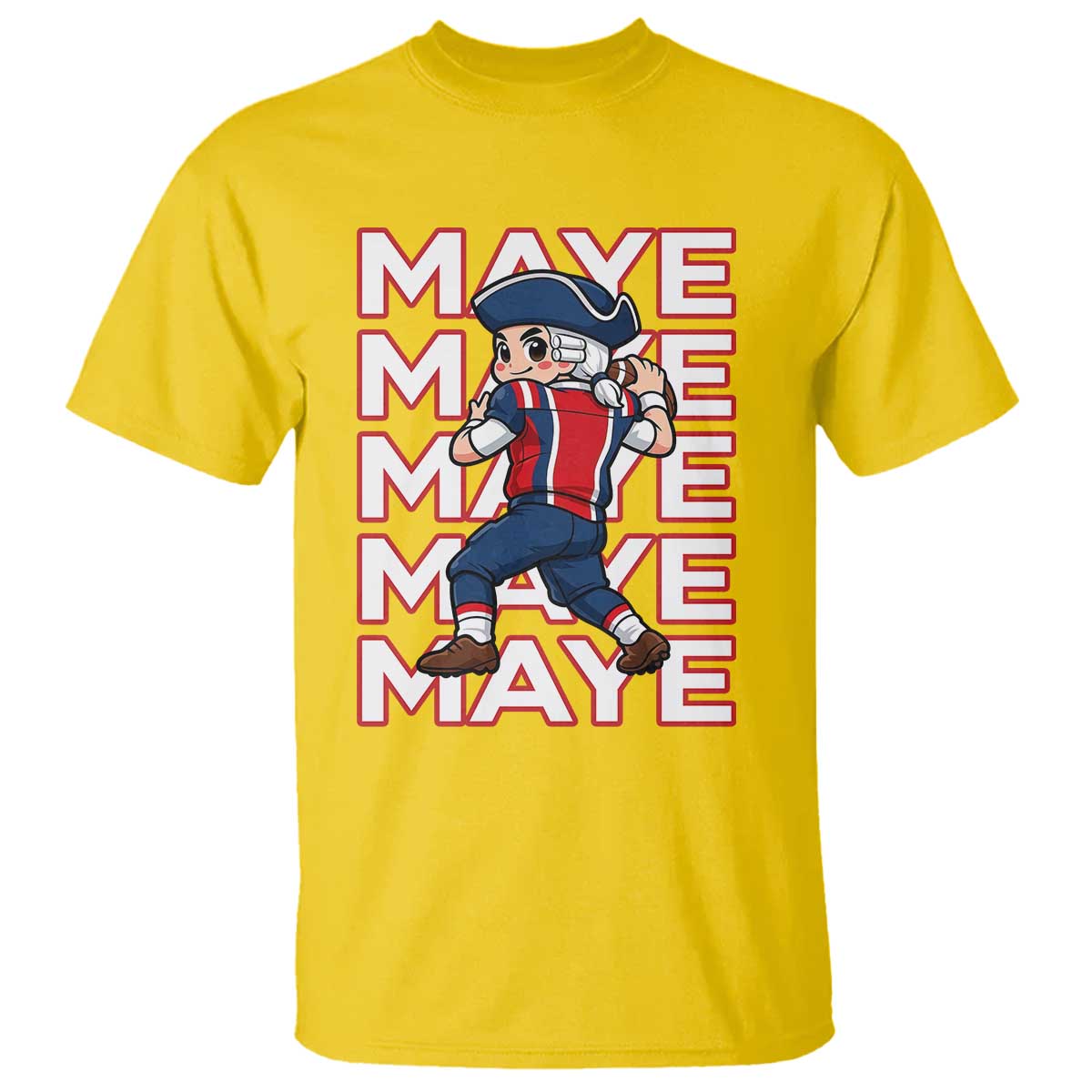 Funny NE Football Fan Gift T Shirt Maye Lover TS12 Daisy Print Your Wear