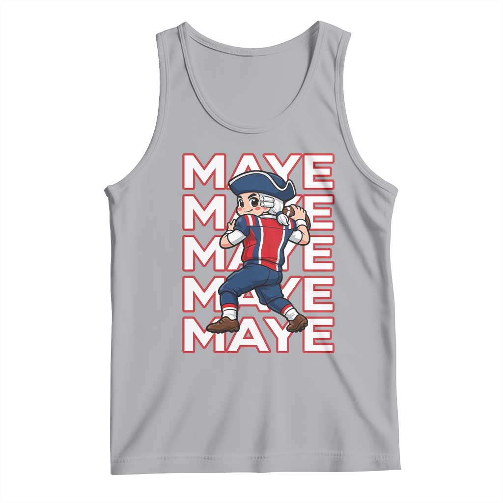 Funny NE Football Fan Gift Tank Top Maye Lover TS12 Athletic Heather Print Your Wear