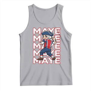 Funny NE Football Fan Gift Tank Top Maye Lover TS12 Athletic Heather Print Your Wear