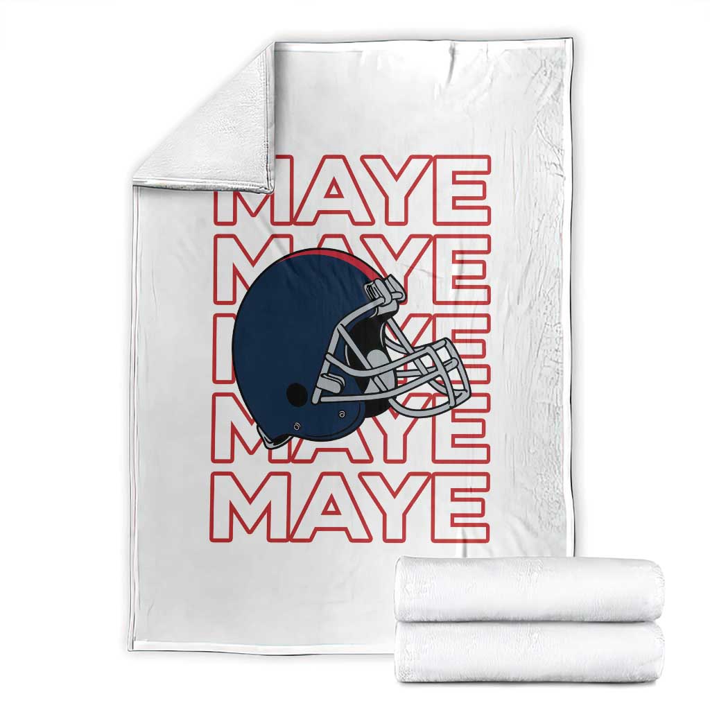 Maye Lover Throw Blanket NE Quarterback Fan Gift TS12 White Print Your Wear