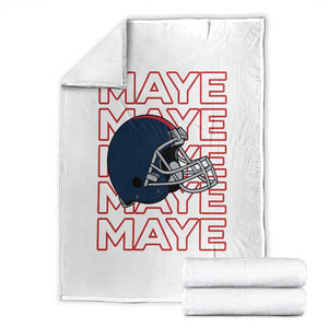 Maye Lover Throw Blanket NE Quarterback Fan Gift TS12 White Print Your Wear