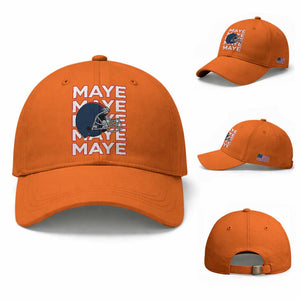 Maye Lover Baseball Cap NE Quarterback Fan Gift TS12 Baseball Cap Universal Fit Orange Print Your Wear