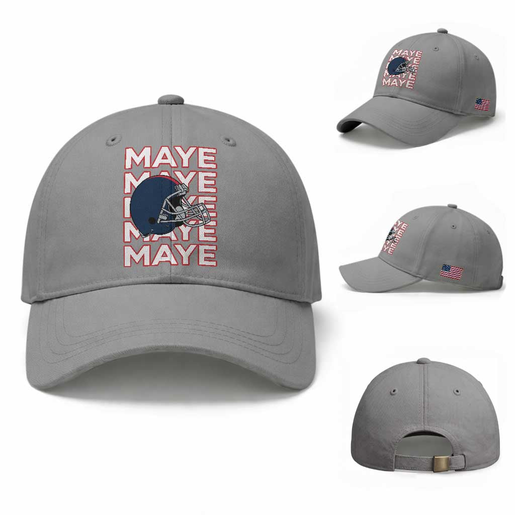 Maye Lover Baseball Cap NE Quarterback Fan Gift TS12 Baseball Cap Universal Fit Sport Gray Print Your Wear
