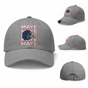 Maye Lover Baseball Cap NE Quarterback Fan Gift TS12 Baseball Cap Universal Fit Sport Gray Print Your Wear