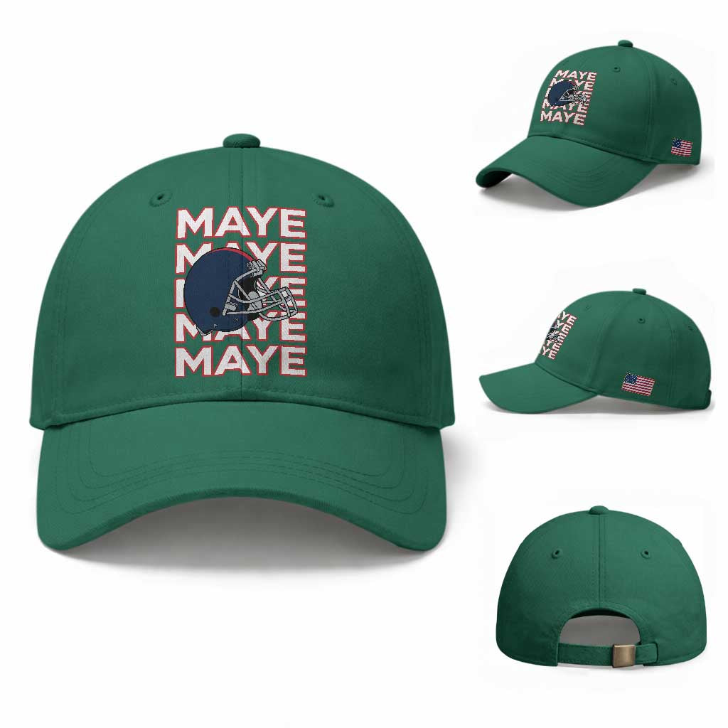 Maye Lover Baseball Cap NE Quarterback Fan Gift TS12 Baseball Cap Universal Fit Irish Green Print Your Wear