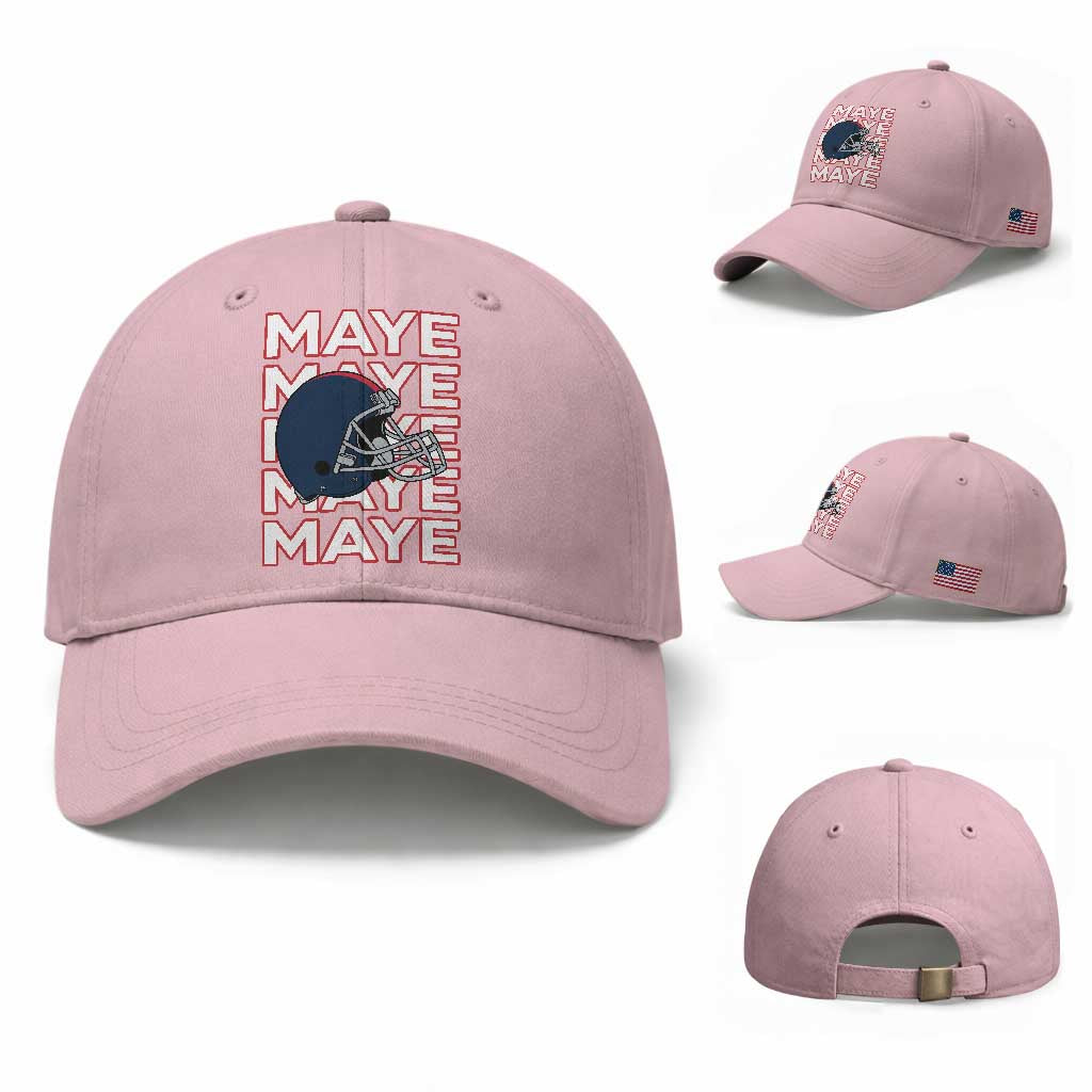 Maye Lover Baseball Cap NE Quarterback Fan Gift TS12 Baseball Cap Universal Fit Light Pink Print Your Wear