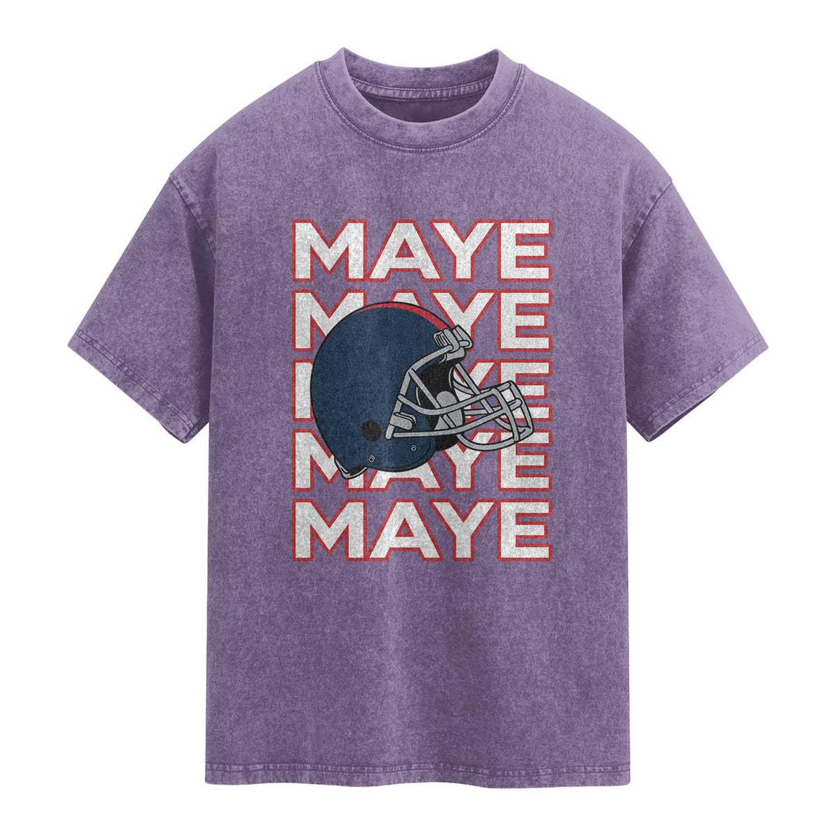 Maye Lover Washed Cotton T-Shirt NE Quarterback Fan Gift
