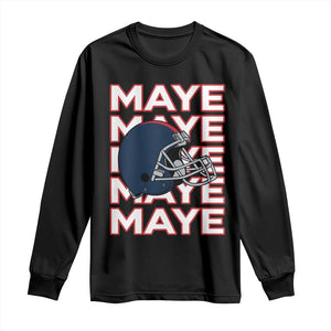 Maye Lover Long Sleeve Shirt NE Quarterback Fan Gift TS12 Black Print Your Wear