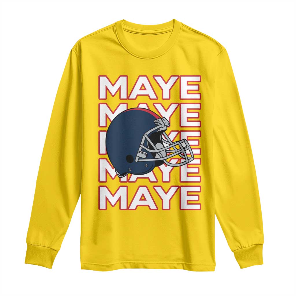 Maye Lover Long Sleeve Shirt NE Quarterback Fan Gift TS12 Daisy Print Your Wear