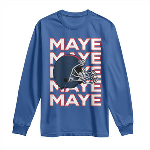 Maye Lover Long Sleeve Shirt NE Quarterback Fan Gift TS12 Royal Blue Print Your Wear