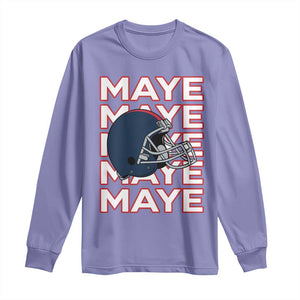 Maye Lover Long Sleeve Shirt NE Quarterback Fan Gift TS12 Violet Print Your Wear