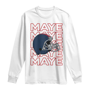Maye Lover Long Sleeve Shirt NE Quarterback Fan Gift TS12 White Print Your Wear