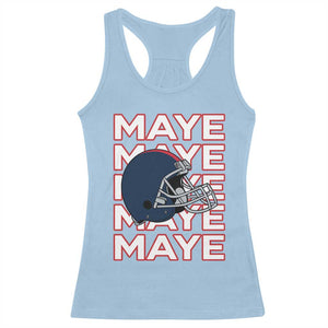 Maye Lover Racerback Tank Top NE Quarterback Fan Gift TS12 Light Blue Print Your Wear